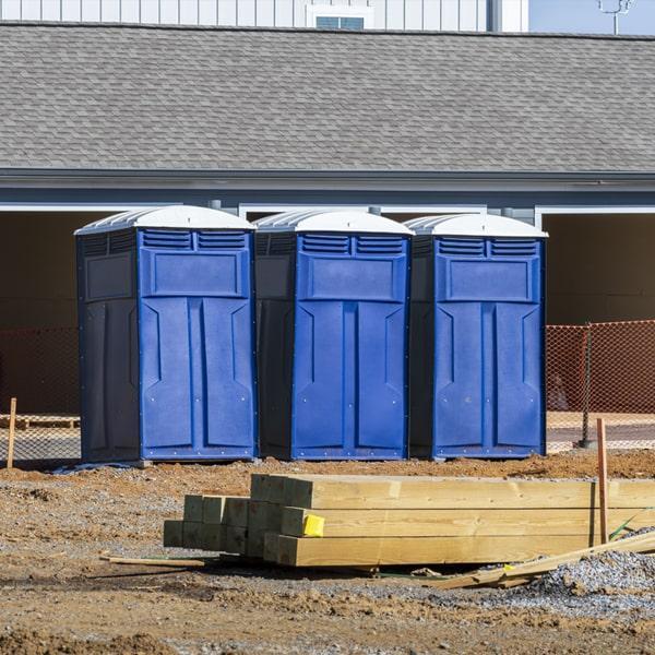 Heavy-duty construction site porta potty in Bend, Oregon